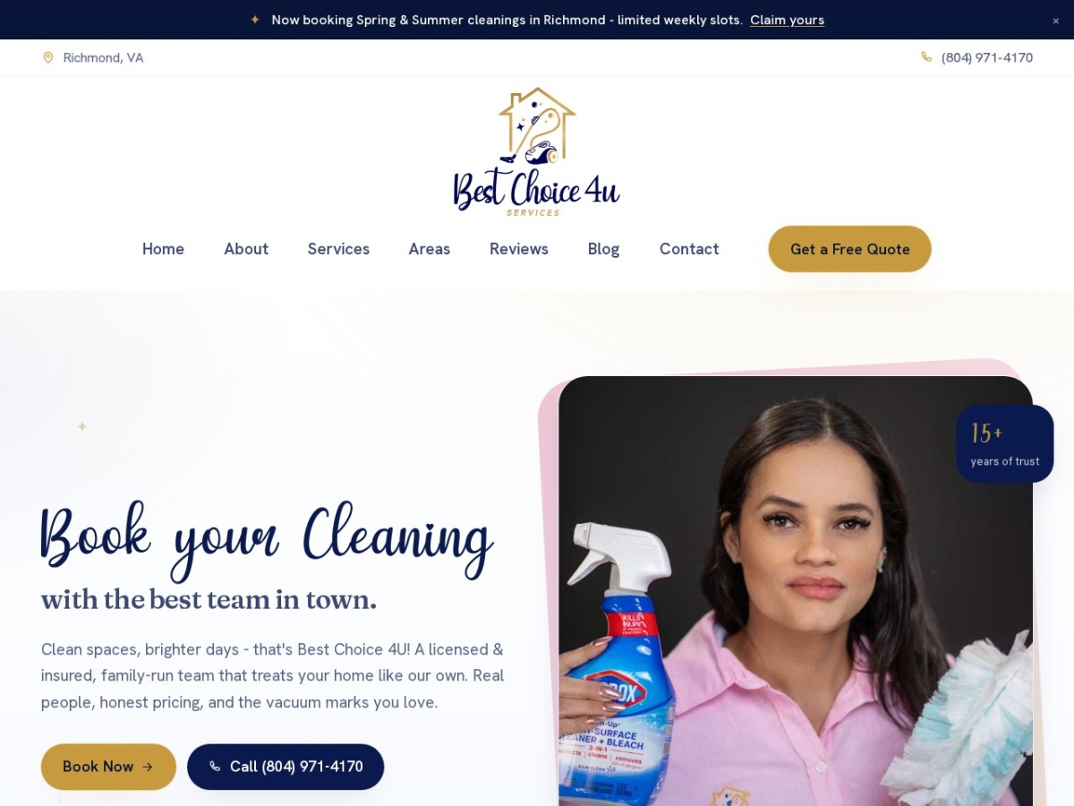 Best Choice 4U website