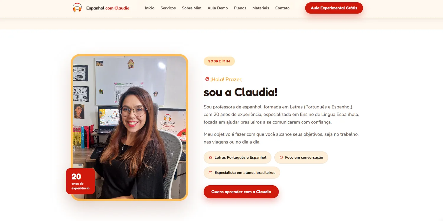 Espanhol com Claudia