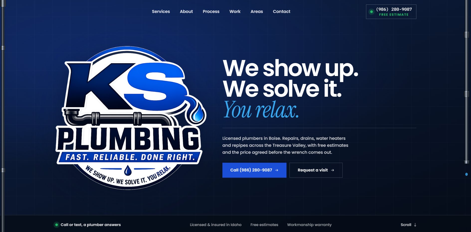 KS Plumbing website