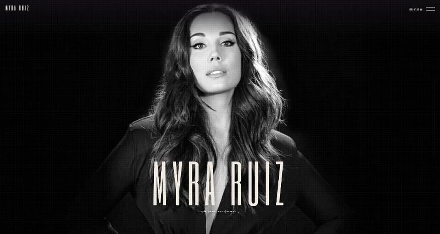 Site conceitual da Myra Ruiz