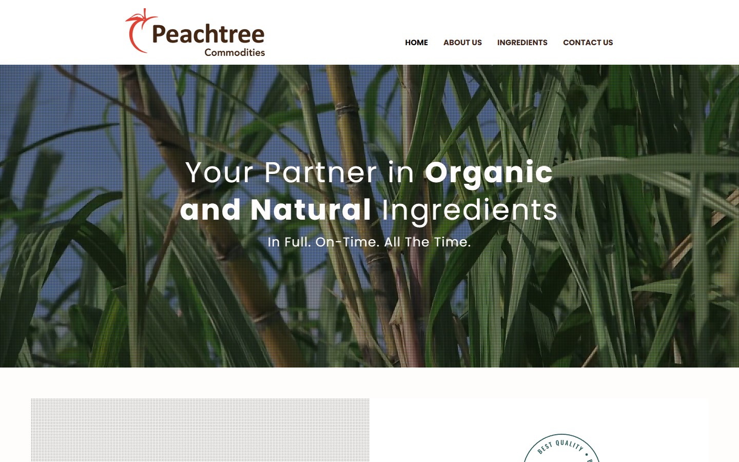 Peachtree Commodities website