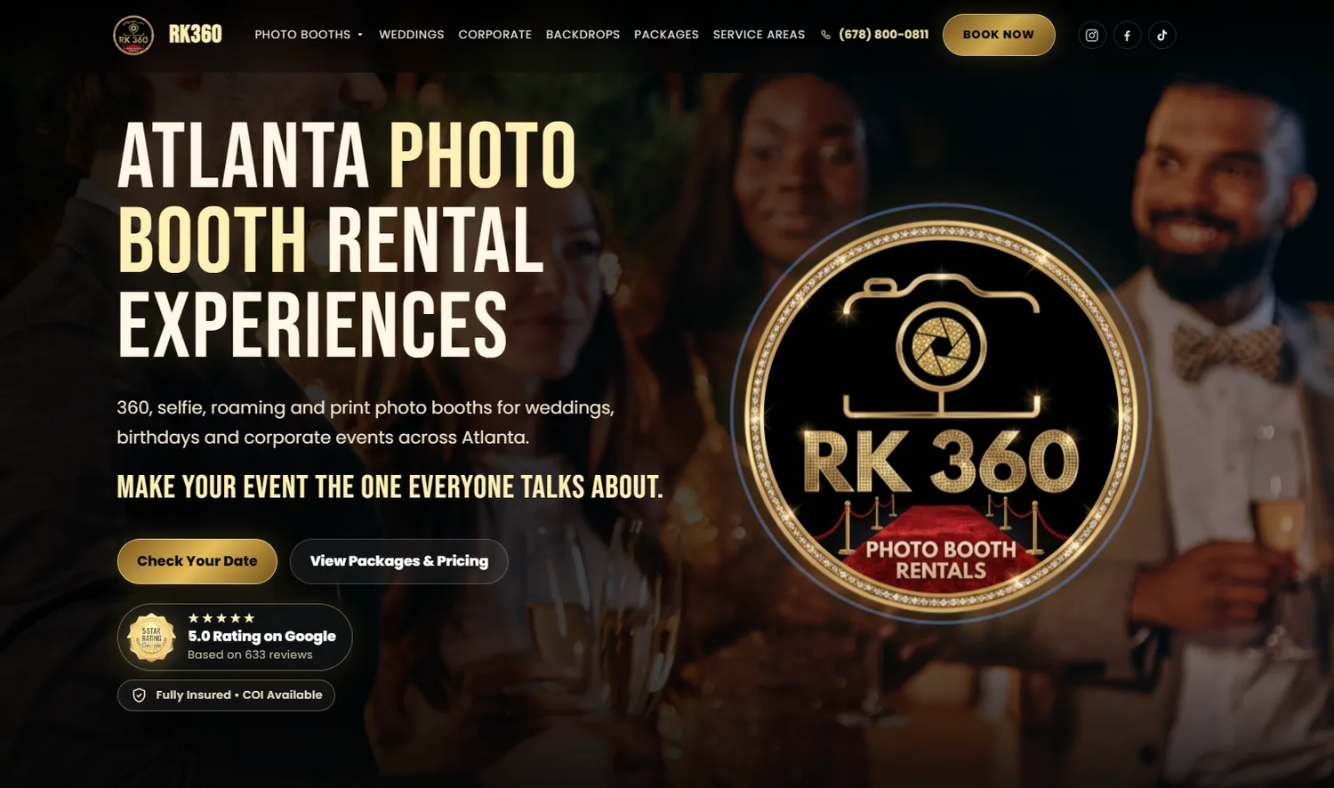 RK360 Photo Booth Rentals