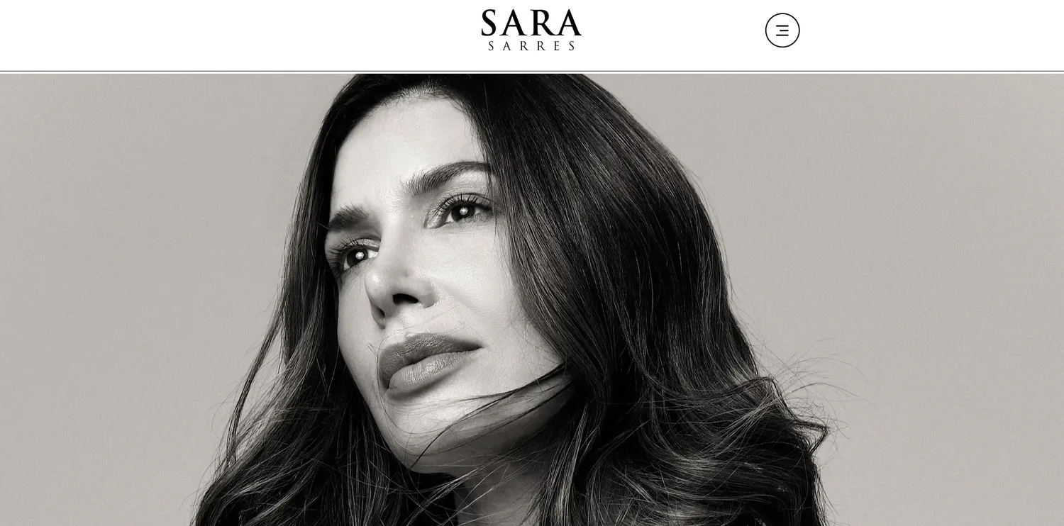Site da Sara Sarres